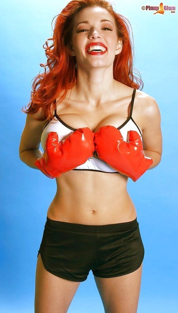 Fiery redhead Danielle Riley