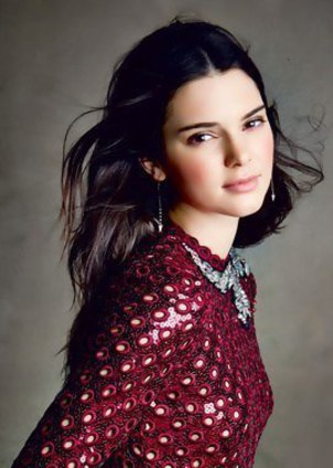 Very famous American fashion model Kendall Jenner 