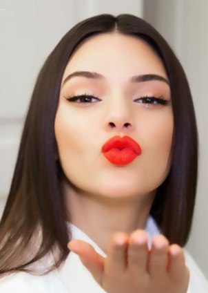 Famous model Kendall Jenner