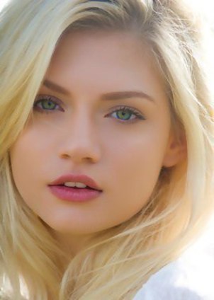 Sexy near-nude beauties