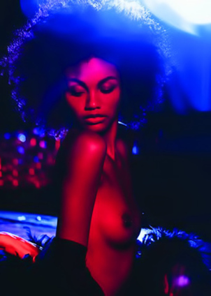 Ebony goddess Milan Dixon is naked perfection