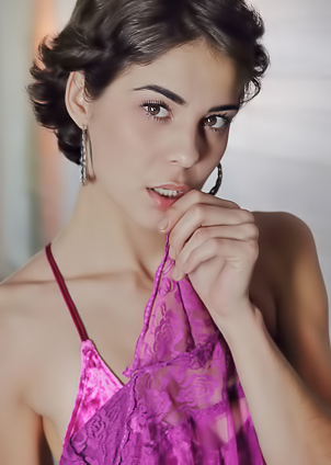 Callista B Gets On All Fours To Flaunt Her Shaved Pussy And Gorgeous Ass