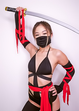 Sneaky Ninja Lulu Chu Have A Hard Fuck And Pussy Creamie