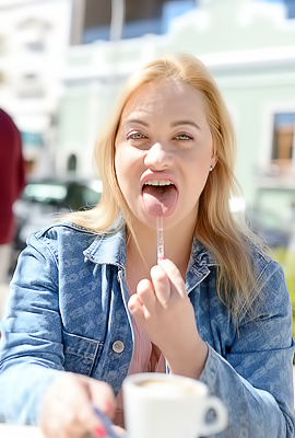 FTV Olga Shows Her Boobs Outdoors