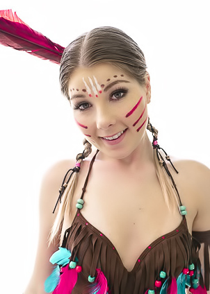 Vienna Rose In Native American Costumes