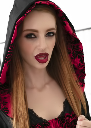 Sassy Redhead Maya Kendrick Spreads Her Ass