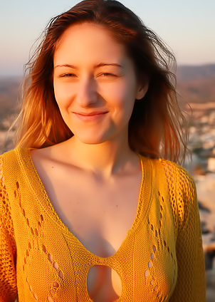 Katty Muss Getting Naked Outdoors