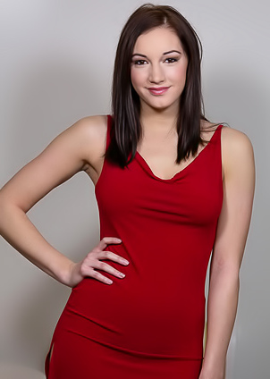 Keira Blue In A Sexy Dress