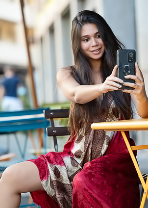 Gorgeous French Brunette Savana