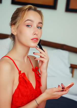 Kelly Collins Strokes The Soft Brush Over Her Perfect Breasts