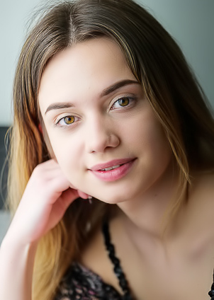 Trinity Free Strips Her Black Lingerie