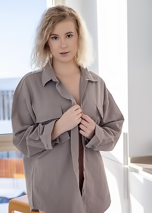 Casey Easing Two Fingers Between Her Slick Folds To Explore Her Inner Heat