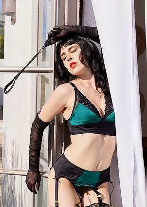 Carmen Vega In Green Bra And Panties So Hot In Lingerie