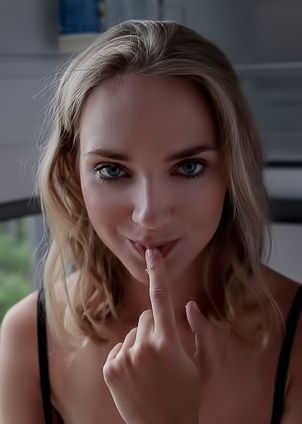 Oxana Chic Removes Her Bra And Caresses Her Perfect Breasts With Sticky Fingers