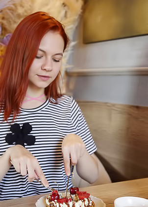 Vilena Caresses Her Perfect Breasts As She Starts To Masturbate