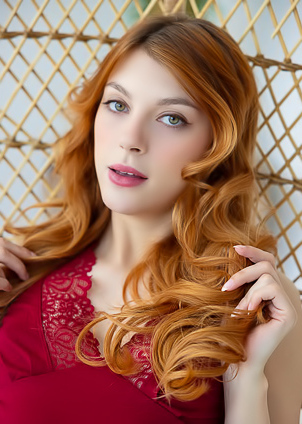 Naty Evans Sits Perfectly Poised In Her Peacock Chair