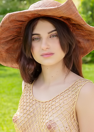 Zoelie Wearing Nothing But High Heels That Accentuate Her Long Legs And Perfect Booty