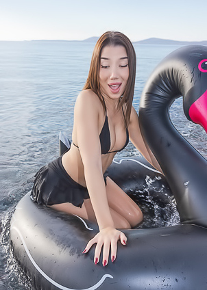 Layla Scarlett Swimming Alone