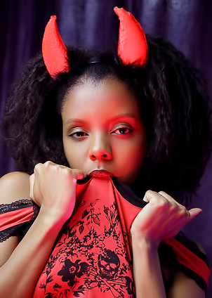 Sukki T Parts Her Silky Thighs To Flaunt The Wild Curls