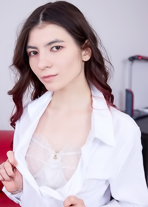 Luna Lynx Grabbing A Dildo That She Sucks Off