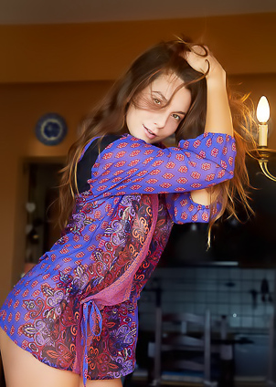 Belka Grabbing Her Firm Round Cheeks Invitingly