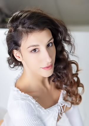 Luna Ortega Leggy Spanish Brunette Reclines On The Cool Marble Surface