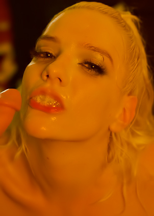 Kenna James Sucks A Huge Cock And Swallows Thick Loads