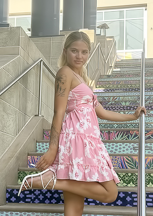 Sophias Upskirt Adventure In Public Lingerie