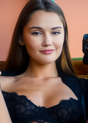 Sonya Teases, Solo on Bed, Fingers and Eyes Alive