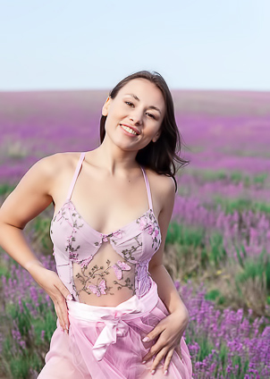 Sumiko Teases Desire in Private Moments Under the Warm Sunlight