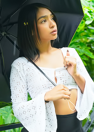 Why Effys Mini Skirt Thrill Blows Outdoors