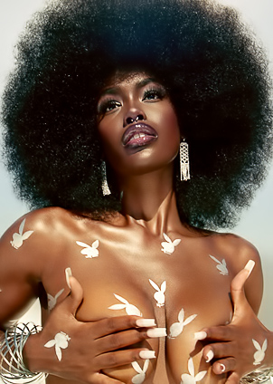 Tanerelle Triumphs, Nature Bows to Her Body Paint Majesty